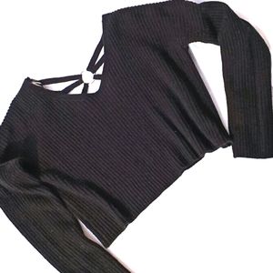 Say What Crop Sweater